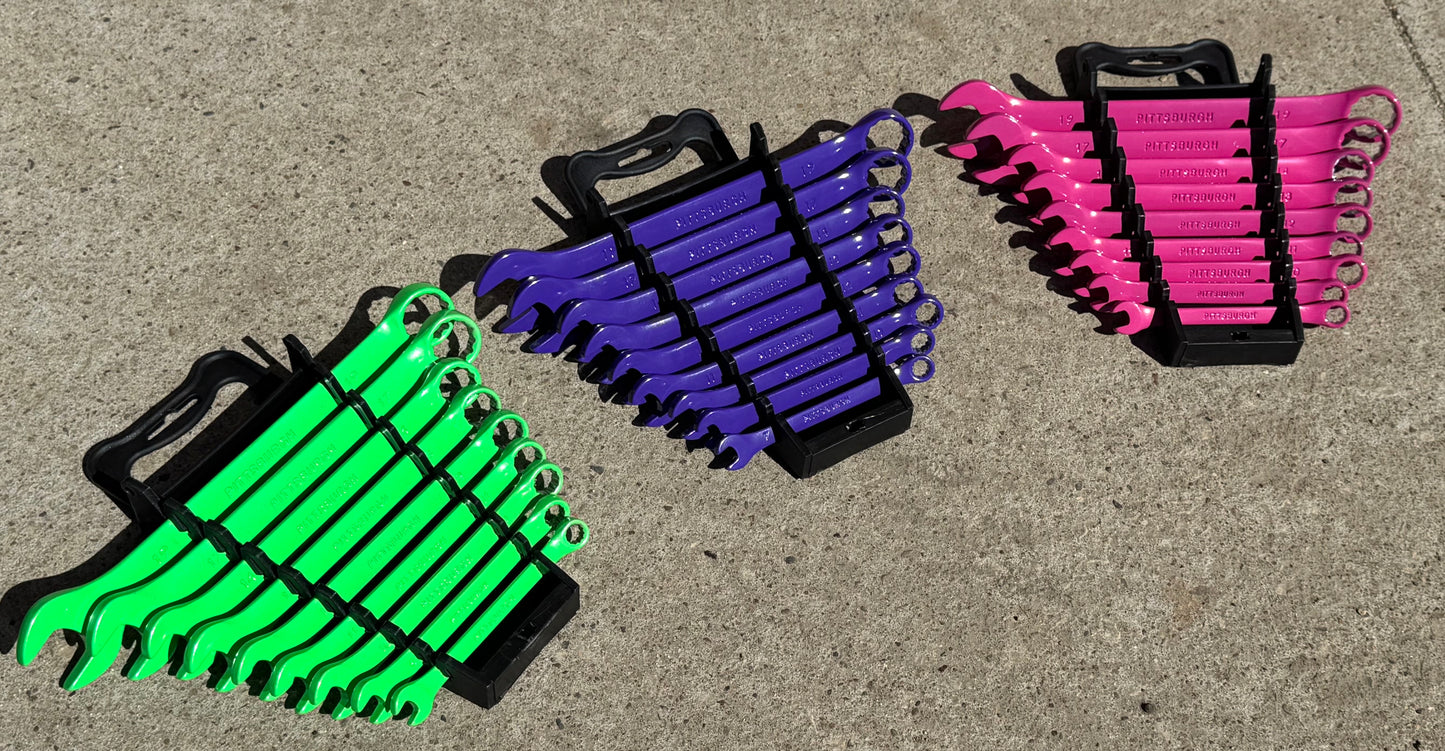Purple 9 piece Metric Wrenches