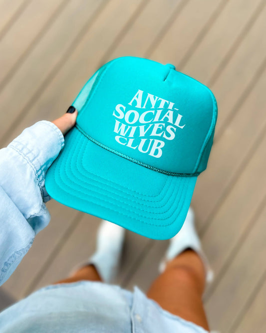 ANTI-SOCIAL WIVES CLUB TRUCKER HAT