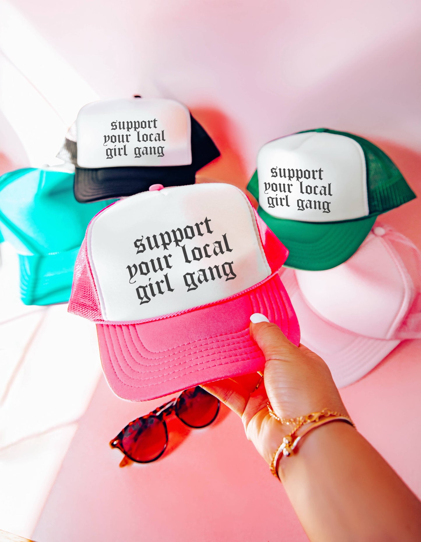 GIRL GANG TRUCKER HAT