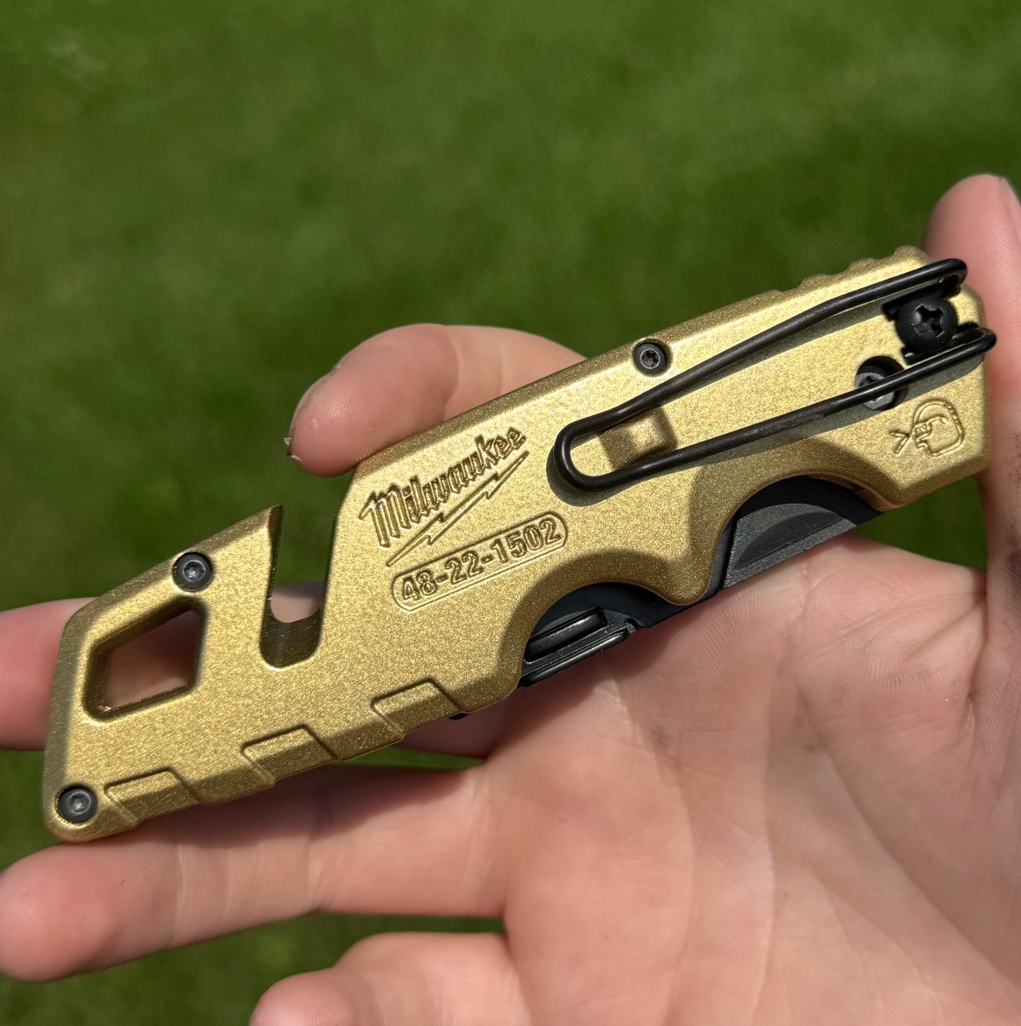 Gold Milwaukee Knife