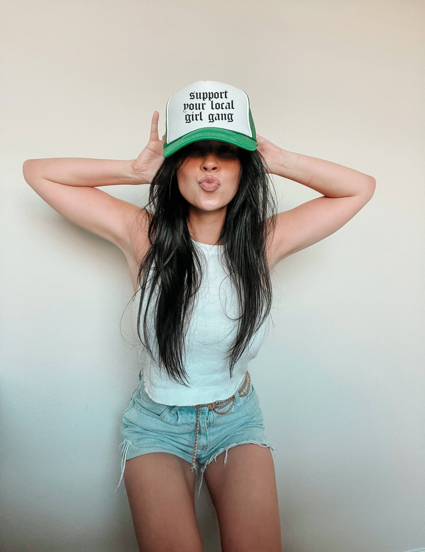 GIRL GANG TRUCKER HAT