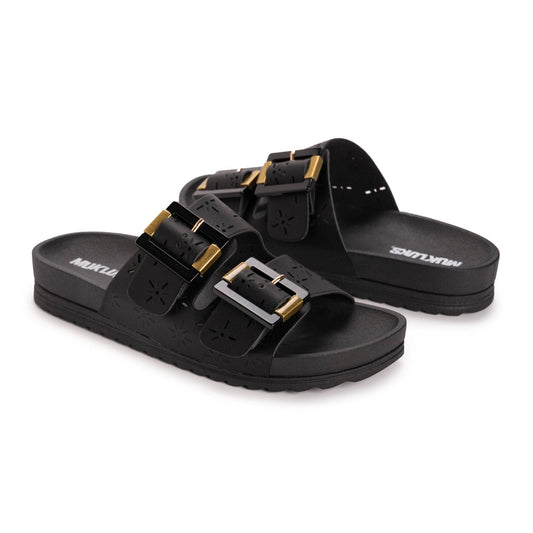 MUK LUKS Women's Grand Cayman Perforated Sandal