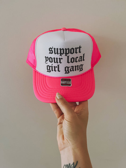GIRL GANG TRUCKER HAT