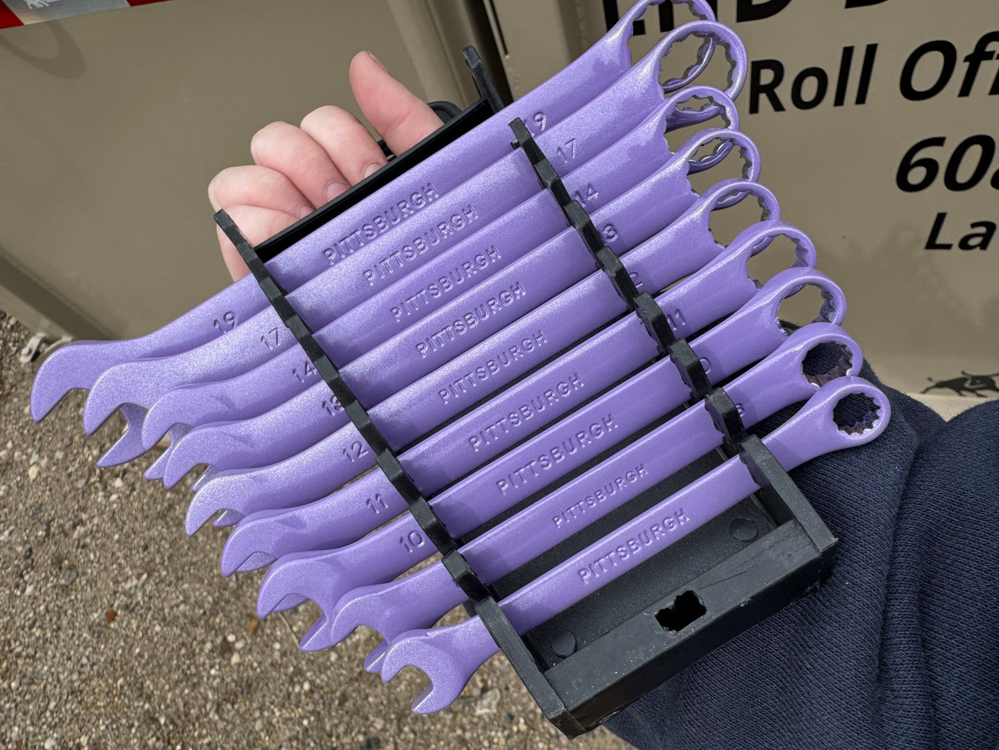 Cosmic Lilac Metric Wrench Set