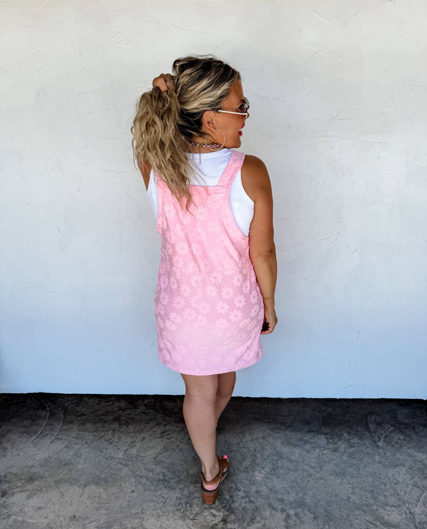 SUNSHINE & DAISIES OVERALL DRESS