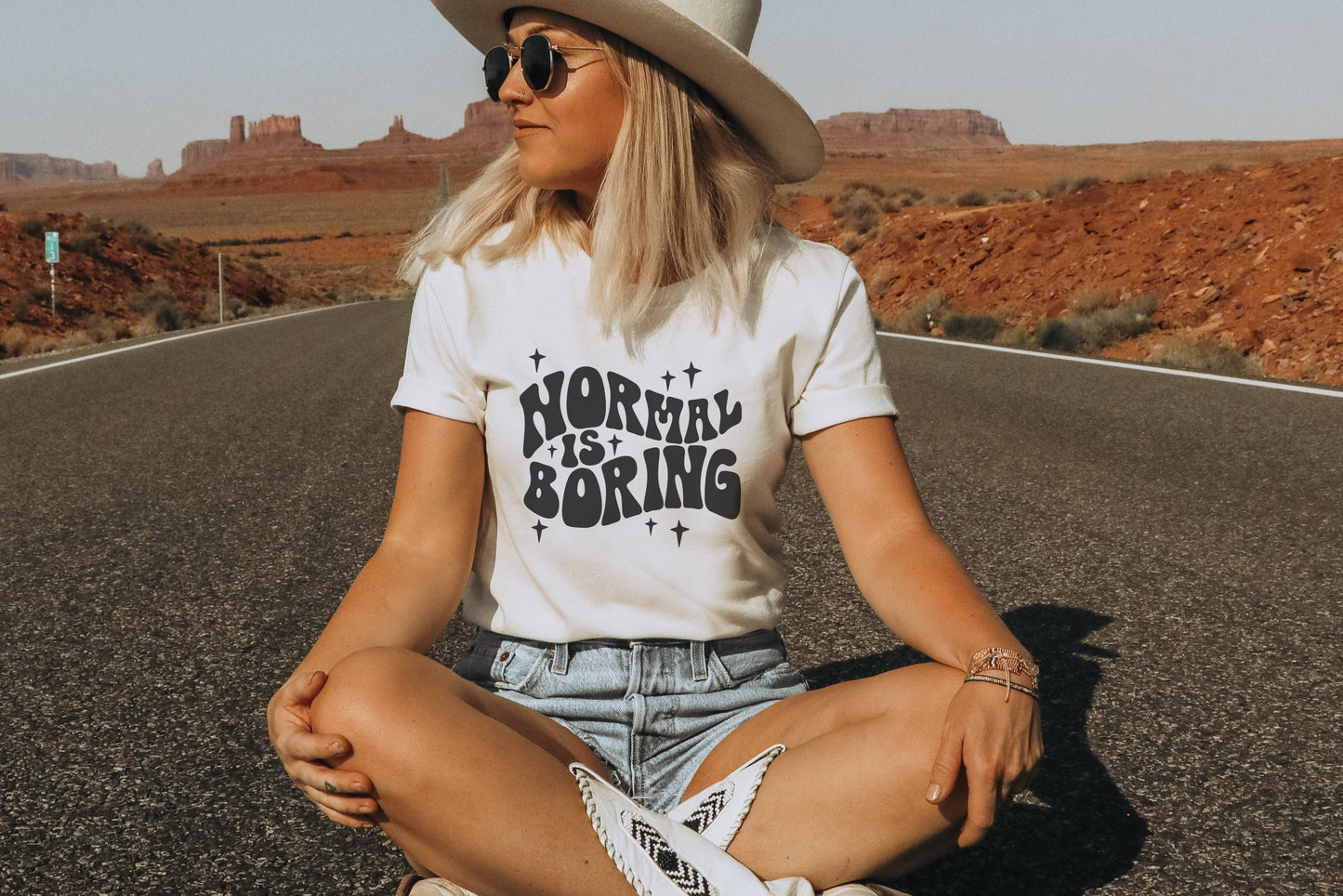 NORMAL IS BORING TEE