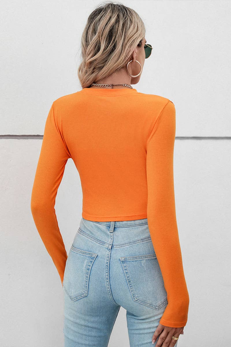 WOMEN ASYMMETRICAL WRINKLE BLOUSE